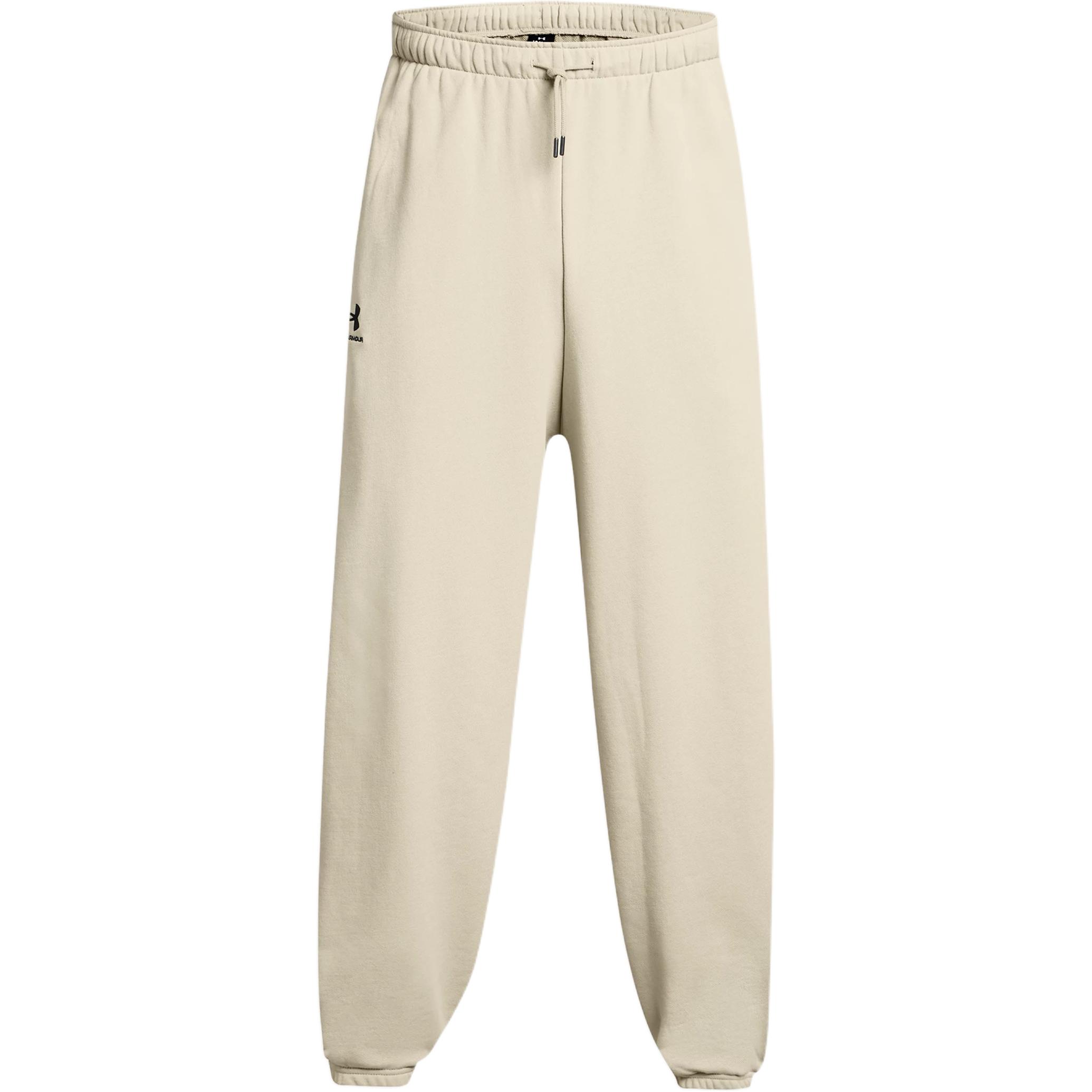 

Under Armour Logo Drawstring Mid-Rise Knit Joggers Men Joggers Beige 1388021-289 XXL