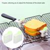 2Pcs MultiFunctional   Cake Brd Cutter Slicing   Tool Home Kitchen Accessory(Green 52036A )