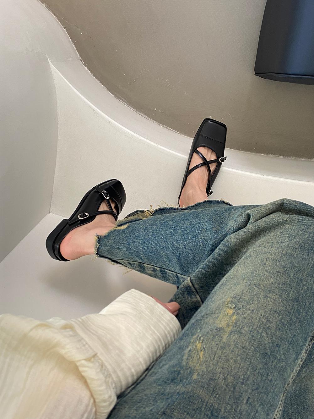 мода повседневные женские шлепанцы тапочки с квадратным носком летние уличные туфли мюли — фото 4