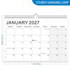 July.2026 - Dec. 2027 English Calendar Thick Paper Monthly Planner Calendar Wall Calendar  Home