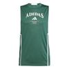 Mens Logo Printed Crew Neck Sleeveless Tank Top