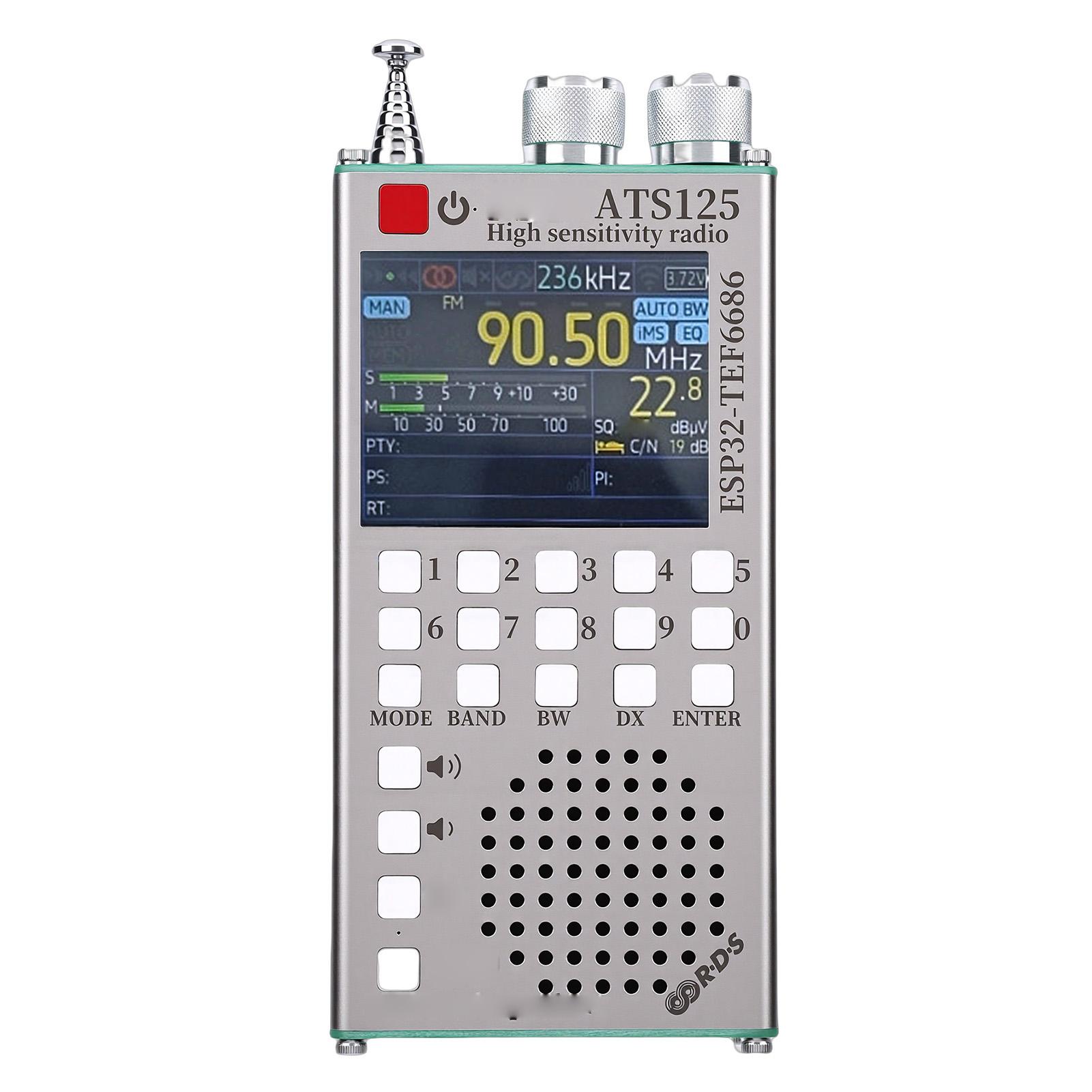 

FM Radio High Sensitivity Bluetooth Radio with Automotive Chip 2.4 Inch LCD Touchscreen Extended Antennae Numeric