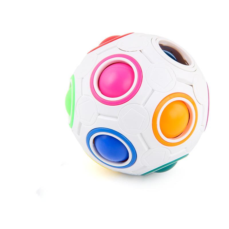Rainbow Ball Puzzles Antistress Cube Football Magic Cube Educational Learning Toys for Children Adult Kids Stress Reliever Toys