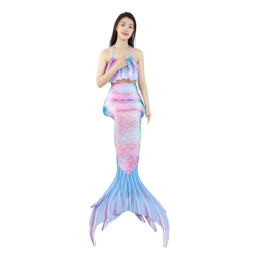 New Summer Children's Mermaid Swimsuit Mermaid Tube Top Fish Tail Girls Princess Dress Clothing Hot Spring Swimsuit