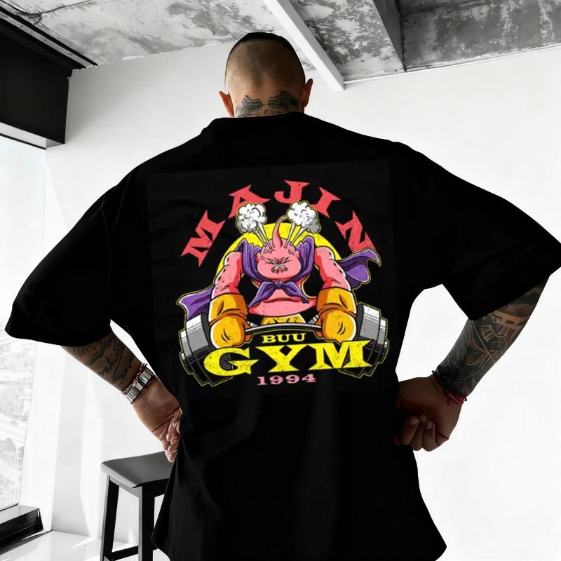

Dragon Ball Japanese Anime Printed Mens TShirt Majin Buu Boys Children Harajuku Short Sleeve Kids Goku Tshirt Summer Clothing S