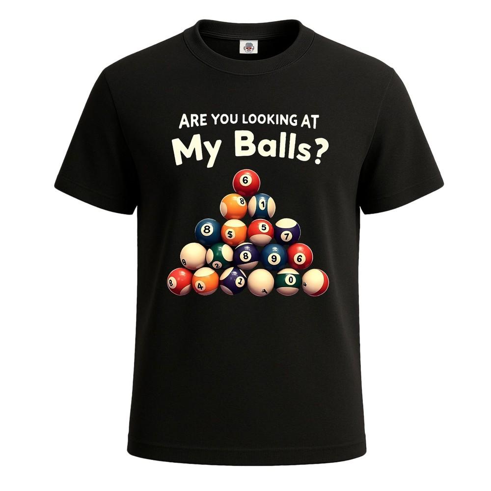 

Billiard 8 Ball Play Pool Table Cue Stick Men#039;s T Shirt Funny Party Shirt Top Unisex T-Shirt XXL
