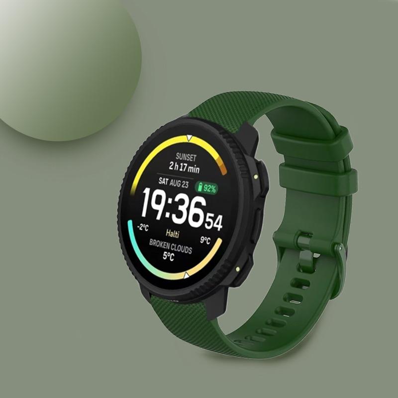 20mm 22mm Silicone Strap For COROS APEX 4 42mm/PACE Pro-4-3 Comfortable Wristband Suunto Vertical 2-Race 2-Run/CMF Watch 3-2 Pro