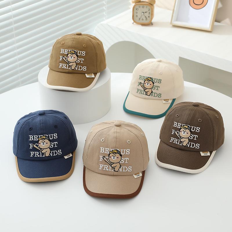 Baby Hat Spring and Autumn Thin Korean Version Boy Baseball Cap Cute Sun Protection Hat Summer Baby Baseball Cap