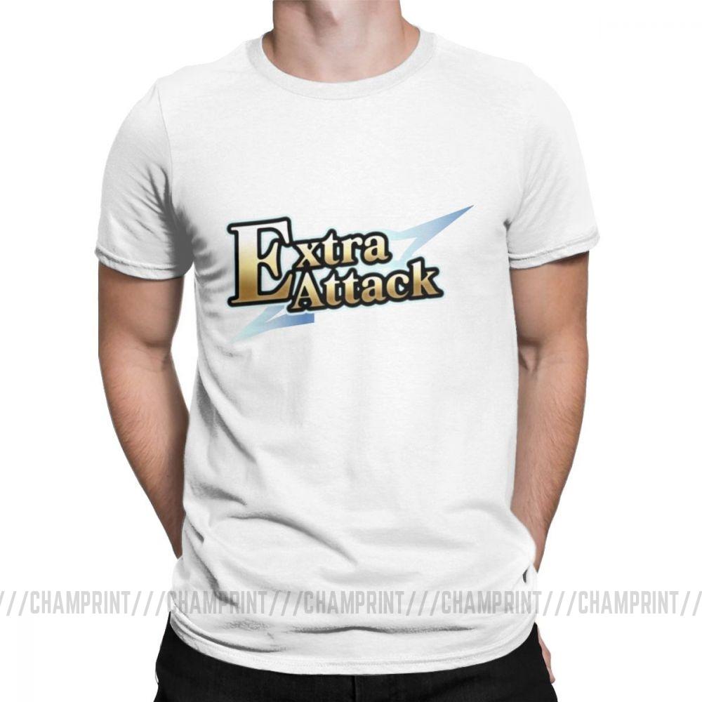 Men S T Shirt Anime Fate Grand T Shirt Saber Quick Star Buster Fgo Tee 4XL