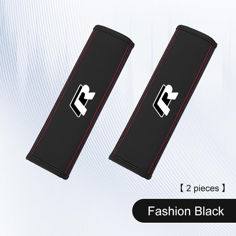 DOG1 Keyring ,Leather Car Seat Belt Shoulder Cover Protection Pads for VW ID3 ID4 GOLF 3 4 5 7 8 Polo R Passat GTI Lavida Accessories