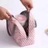 Functional Insulated Lunch Bag Thermal Food Picnic Bag for Women Kids Portable Canvas Lunch Box