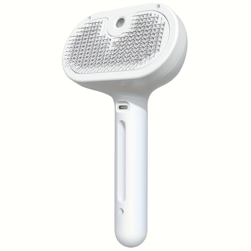 2-in-1 Pet Spray Comb with Water Tank & Release Button- Cat Grooming Brush for Shedding and Cleaning - Ergonomic Handle