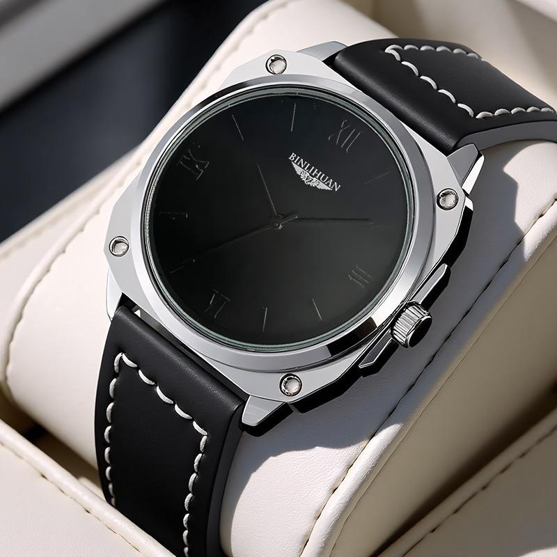 

Мужские часы JYL Классические Минималистичные Водонепроницаемые Кожаный Ремешок [Men s Black Leather] шоколадный коричневый