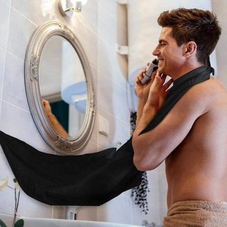 Shaving & Hair Cutting Bib Apron with Suction Cups