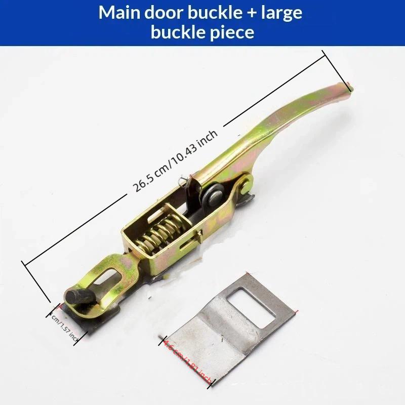 Heavy Duty Tricycle Door Latches Galvanized Rust Proof Thickened Material For Cargo Box Door Repair