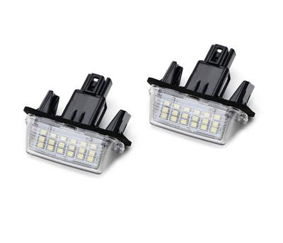 Genuine Replacement LED 18 X 2 License Lamps for Toyota Camry Aqua Avensis Lactis