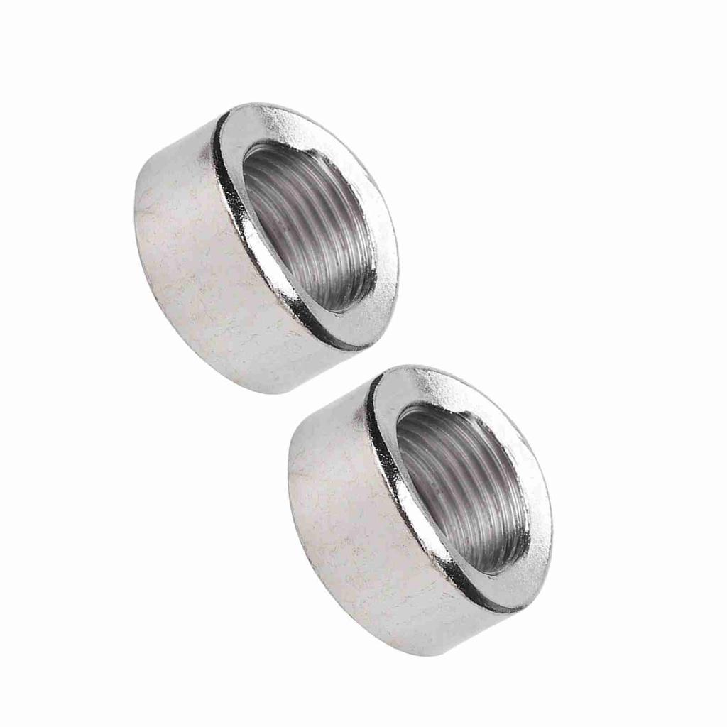 2PCS Oxygen Sensor Curve Notched Nut Bung M18 X 1.5 Threads Iron