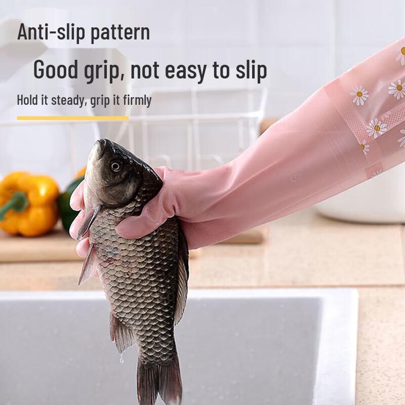 Three Dolphins UD Winter Fleece-Lined Dishwashing Gloves