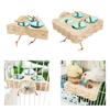 Bird Foraging Feeder Toy Interactive Wooden Platform Feeder for Cockatoo Chinchilla Small Animals Sun Conures Pet Supplies