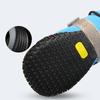 4Pcs/Set Reflective Dog Walking Boots Adjustable Strap Dog Shoes  for Medium Large Dogs