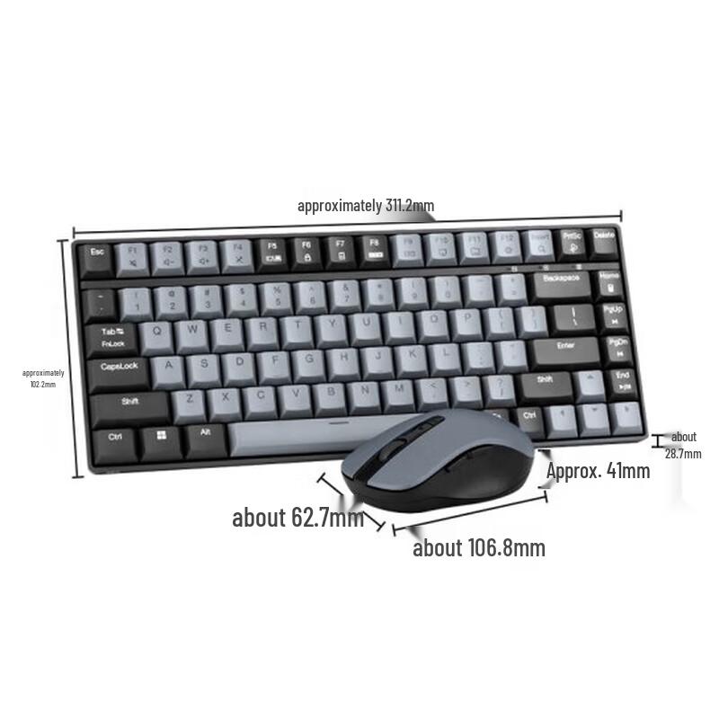 Lenovo Xiaoxin K1S Silent Wireless Keyboard and Mouse Combo