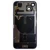 For iPhone 15 Plus OEM Disassembly Battery Housing Cover+Camera Lens Cover+Wireless Charging Port Cable