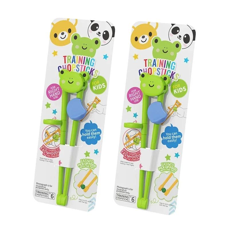 Cartoon Animal Chopsticks For Children Cute Bear Panda Elementary Learning Chopstick Baby Kids Training Tableware Food Sticks
