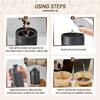 A78E-Portable Manual Coffee Grinder With 40 Adjustable Settings, Hand Coffee Bean Mill(30G) For Home Office For Travel Camping