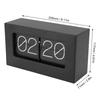 Asixxsix Flip Desk Clock, Retro Style Flip Clock, Automatic Rotating Vintage Flip, Classic Mechanical Battery Powered Digital Display, Desktop & Wall