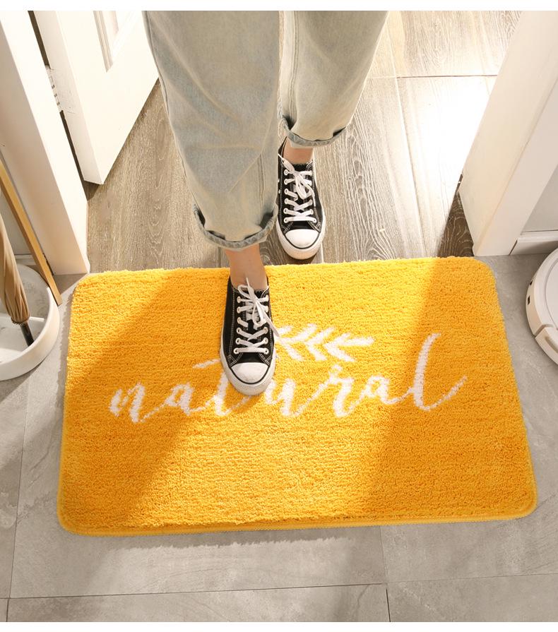 Thickened Bathroom & Entrance Door Mat - Water Absorbing Foot Pad