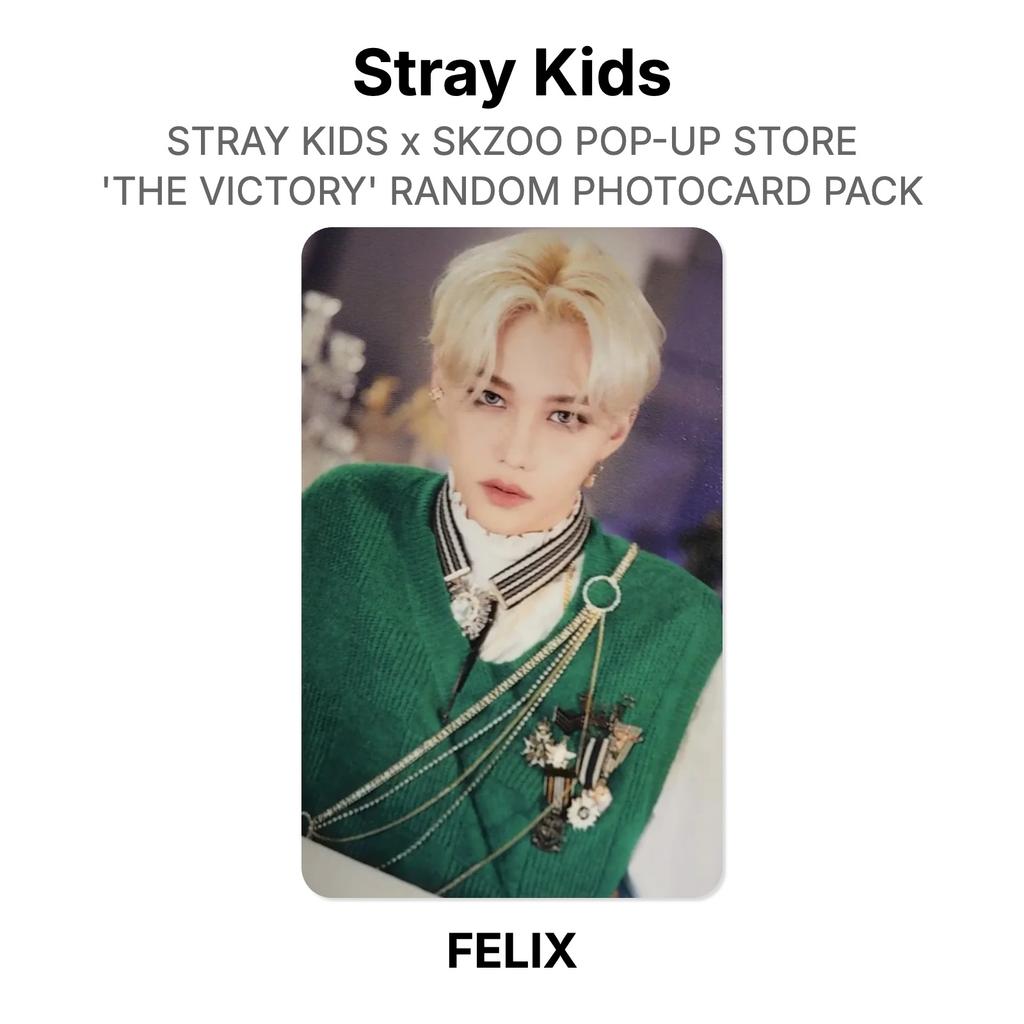 Stray Kids x SKZOO POP-UP STORE 'THE VICTORY' RANDOM PHOTOCARD PACK Official Photocard