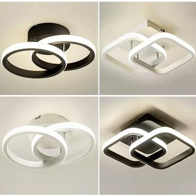 Lampada da soffitto moderna a LED per corridoio, scale, ingresso, soffitta, cucina quadrata, interni, stile minimalista, luci decorative per la stanza