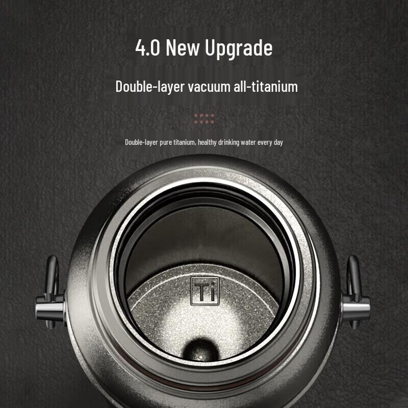 TOMIC Titanium Lid Tea Infuser Bottle