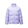 Sports Alliance Series Fashion Comfortable Soft Stand Collar Versatile Bread Down Jacket Unisex Outerwear Lavender-Purple L424U296-005U