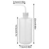 500ml Tattoo Washing Clean Squeeze Bottle Eyelash Extension Cleaning Laboratory Measuring Bottles Plastic Makeup Supplies