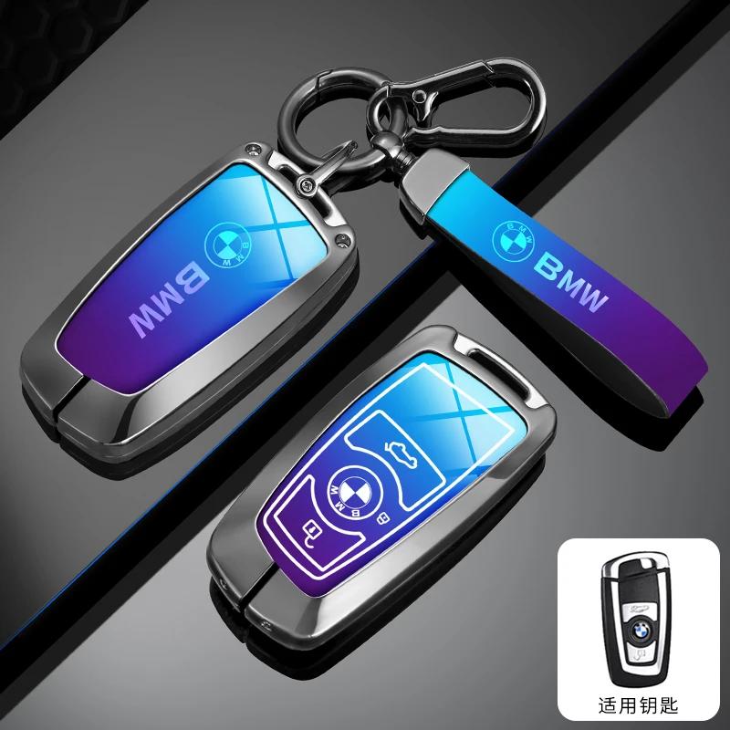 Car Sticker Hot 2025 Car Key Case Cover Shell Key Case Keychain Accessories for BMW 1 3 5 7 Series X1 X3 X4 F20 F30 F18 F25 M3 M