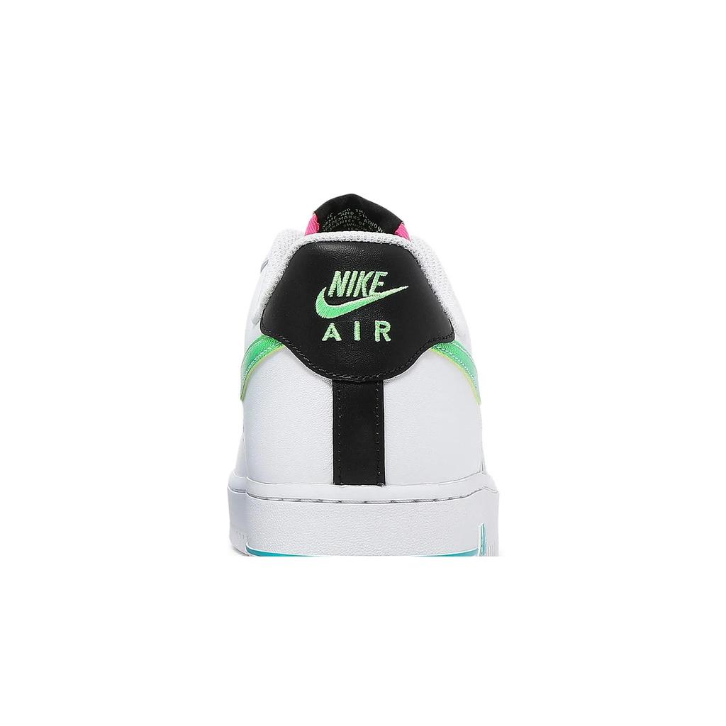 Nike Air Force 1 '07 LV8 'White Aquamarine' (Unisex) White / Aquamarine / Black / Green Strike Skate Shoes DJ5148 100