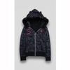 Goth Y2k Hoodies Jackets Women Vintage Harajuku Coat Aesthetic Fur Patchwork Hooded Jacket Zipper Coat
