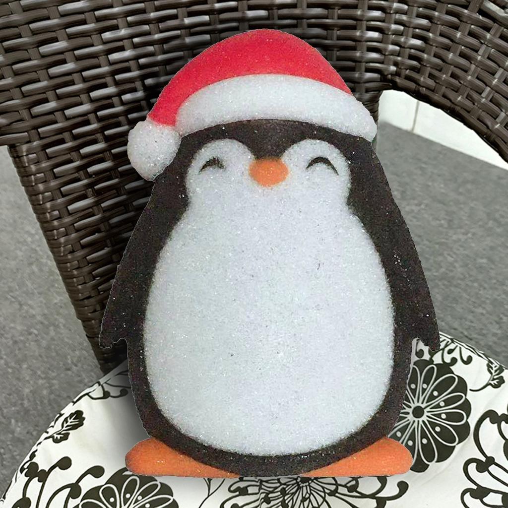 La Luz Del Porche De Navidad Cubre La Decoración Pingüino La Luz Del Porche De Navidad Cubre La Decoración Pingüino