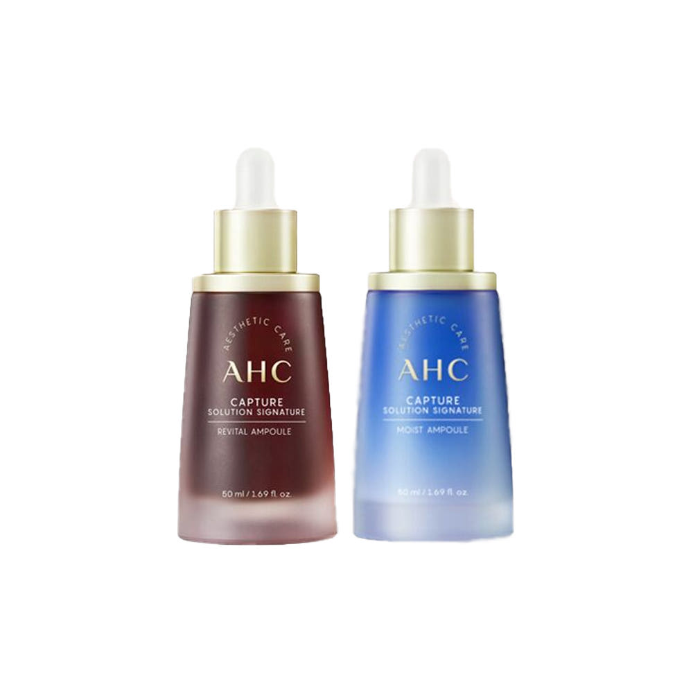 

AHC Capture Solution Signature Ampoule – Revital & Moist, 2 × 50ml