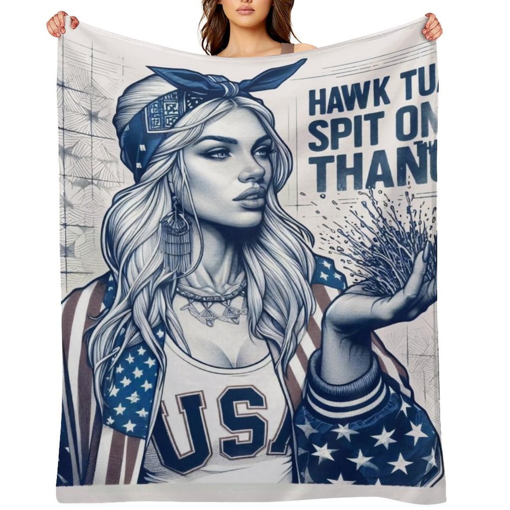 Spit on That Thang: Hawk Tuah Edition Throw Blanket Moving Heavy Luxury Designer For Decorative Sofa Blankets