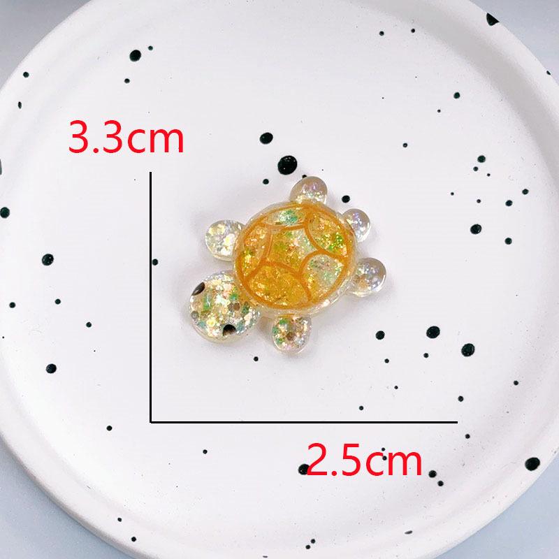 Flashing Resin Luminous Turtle Ornaments - Large & Small DIY Accessories