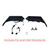 2007-2023 Для Jeep Wrangler JK JL Автомобільний Задній Світлодіодний Спойлер на Дах Боковий Роздільник Хвоста Верхнє Крило Губа Стандарт ЄС та США 4 Кольори Світла