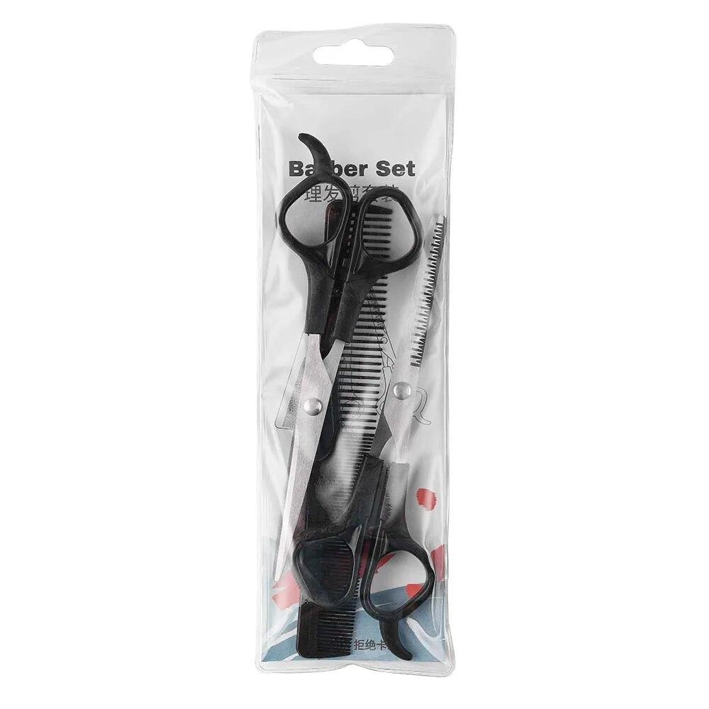3PCS Haircutting Scissors Professional Hair Trimmer Thin Tooth Trimmer Flat Trimmer Home Haircutting Scissors Set Hair Trimmer