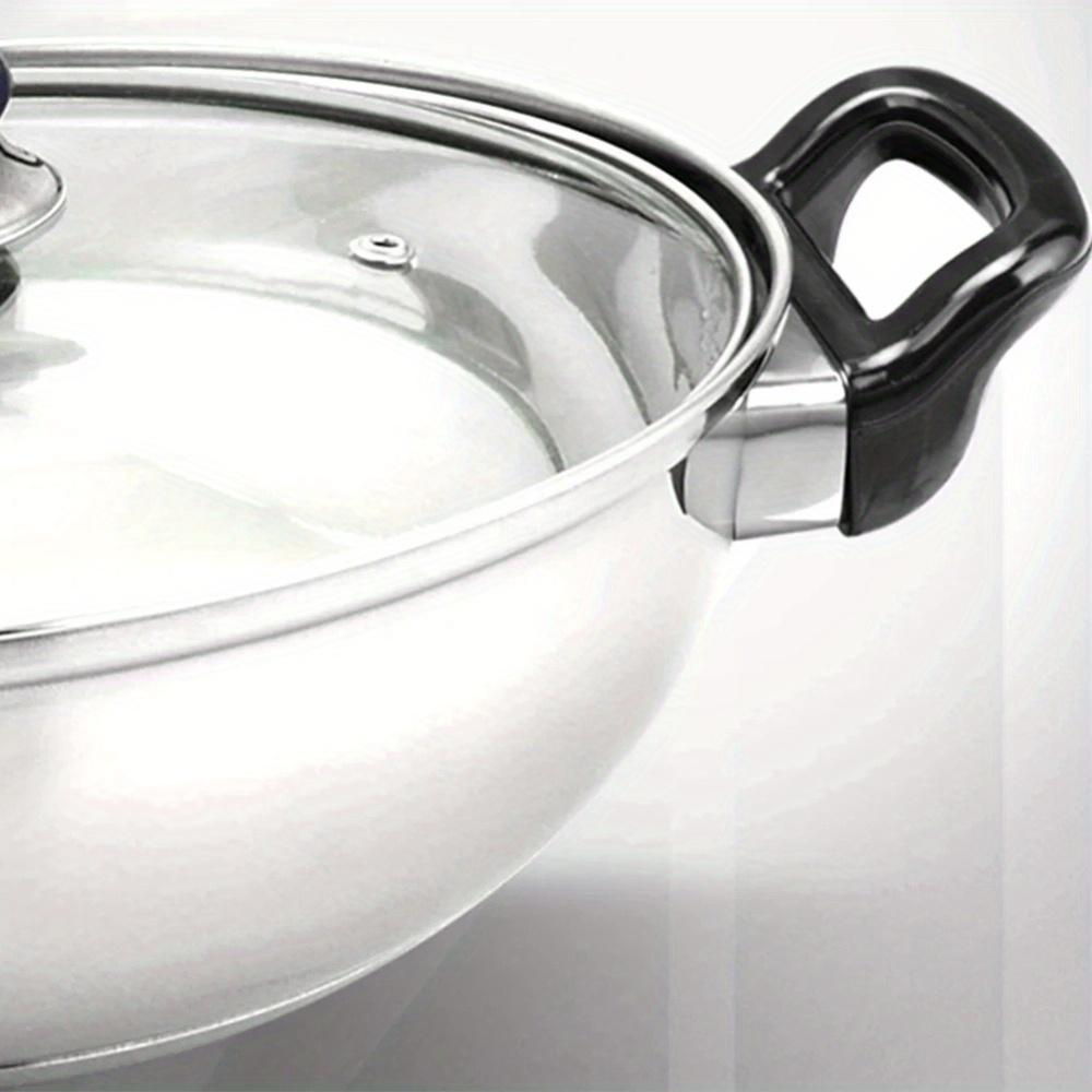 2 Stück Kurze Schwarze Einloch-Ohr-Ersatzgriffe für Schnellkochtopf, Dampfgarer, Soßentopf - Küchenkochgeschirr-Zubehör