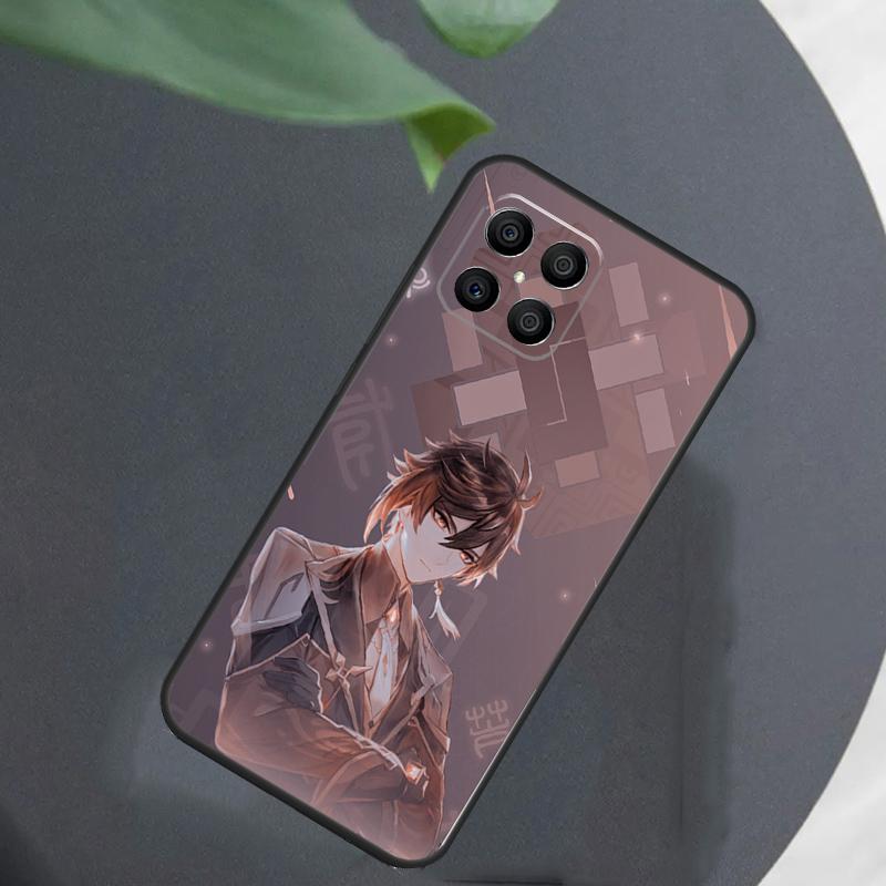

zhongli genshin impact For Honor Magic 7 Lite 6 8 Case For Honor 200 400 Pro 90 70 50 X8c X8b X9a X9b X9c X9d Win RT Honor X8b