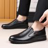 Mode Frühling Herbst Rindsleder Fahrschuhe für Herren Neue Designer Weiche Sohle Lässige Slipper Herrenmode Rutschfeste Kleiderschuhe Männlich