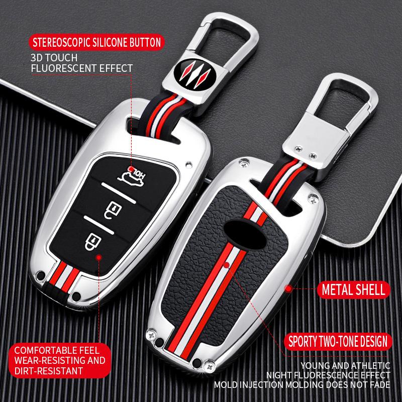 Kryt pouzdra na klíč od auta Držák Fob Pro Hyundai Grand Santa Fe IX45 GENESIS EQUUS AZERA 2013 2014 2015 2016 Příslušenství na klíče