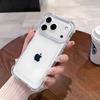 Luxury Transparent Shockproof Soft Phone Case for iPhone 17 Air 16 15 14 13 12 Pro Max 11 Clear Case Camera Protection Cover