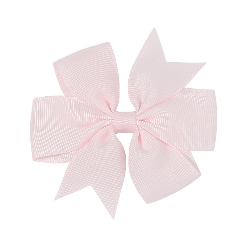 20Pcs Children Hair Clip Bow Hair Clip Sweet Princess Hair Clip Tailcoat Ribbed Satin Ribbon Baby Hair Accessory
